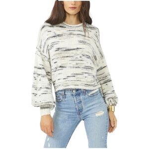 NWT 1.STATE Bubble Sleeve Space Dry Sweater Size M